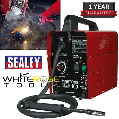 Sealey MIG Welder 100A 230V No-Gas Gasless Mighty Mig Flux Wire Tip • £174.15