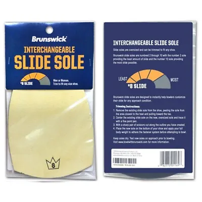 $17.95 • Buy Brunswick Bowling Shoe Replacement Slide Sole #8
