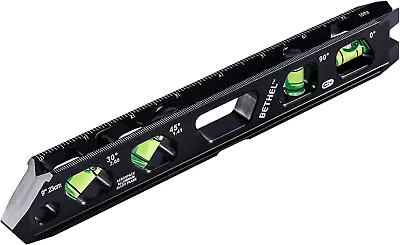 Torpedo Level Magnetic Conduit Level With 4 Vials V-Groove And Magnet TrackAl • $30.99