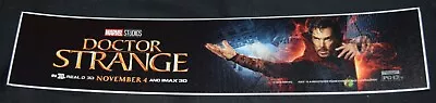 Doctor Strange Marvel Movie Theater Mylar Banner Authentic Poster Small 2.5x11.5 • $20