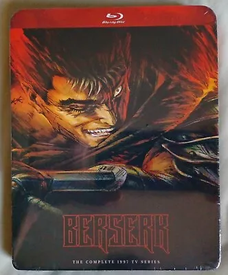 Berserk Complete 1997 Anime Series (Discotek 1st Release With Blood Slipcover) • $91.99