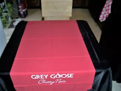 $7.95 • Buy Grey Goose Vodka Cherry Noir Tablecloth With Runner New Flavor Launch NIP