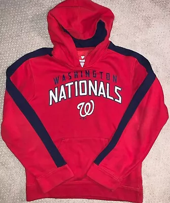 Washington Nationals MLB Fanatics Women's Red  Pull Over Hoodie • $20