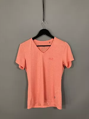 JACK WOLFSKIN T-Shirt - Size UK12 - Peach - Great Condition - Women’s • £19.99