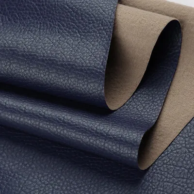 36 X 54  Vinyl Fabric Faux Leather Cotton Backing Upholstery Pleather For Crafts • $9.98