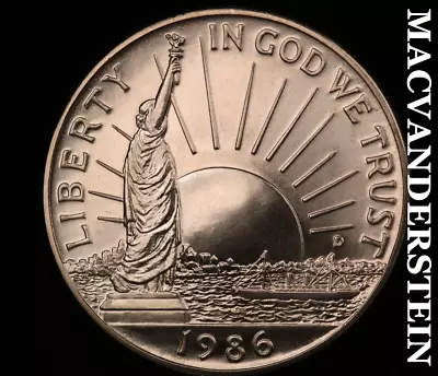 1986-D Ellis Island Commemorative Half Dollar - Choice Gem Brilliant Unc  #U3343 • $3.99