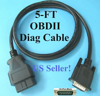 OBD2 OBDII Cable Compatible With Autel MaxiScan MS509 Scanner Code Scan Reader • $24.53