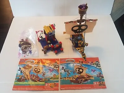 Mega Bloks Skylanders Giants 95442 Crusher's Pirate Quest Ship 99% CompleteNoBox • $15.95