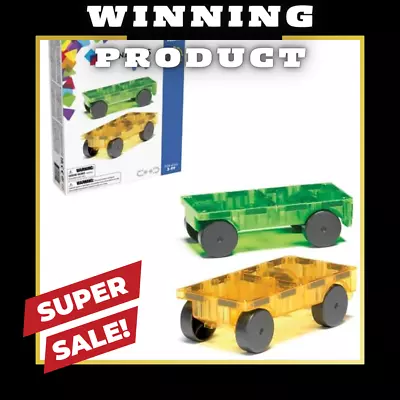 Magnetic Car Construction Set Building Blocks Vehicle Toy Magnet Cars • $20.56