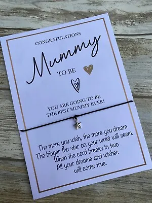 £3.29 • Buy New Mummy To Be Gift Congratulations Baby Shower Good Luck Mum Friend Wish Card