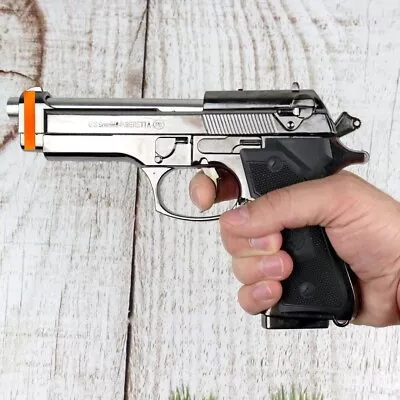 £35.46 • Buy Torch Lighter Gun Beretta M9 Gas Turbo Refillable Jet Flame Adjustable Windproof