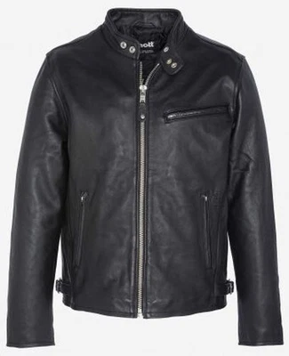 $505.62 • Buy Schott Nyc Cafe Racer Jacket Leather