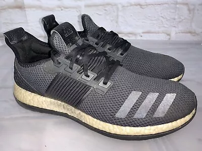 Mens ADIDAS Pureboost Pure Boost ZG Black Grey Sneakers Size US 11 #20912 • $30