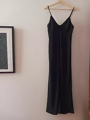 Vintage Cue Design Black Maxi Dress 90s Y2k Size 12 • $10