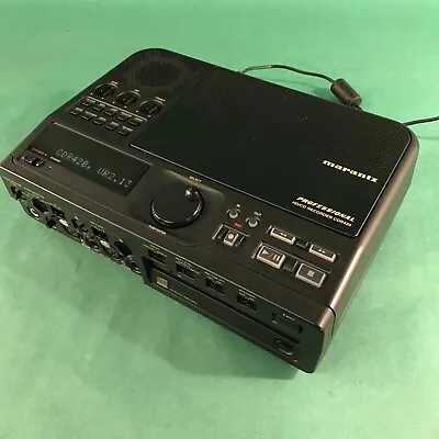 Marantz Cdr-420 U1b Cd Hd Mp3 Recorder Player Portable With Case! • $149.99