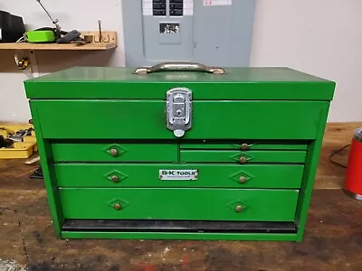 Vintage Green S-K Tool/Machinist Box. 5 Drawer. No Key.. Very Nice Condition! • $195
