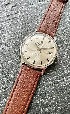 VINTAGE TISSOT VISODATE SEASTAR SEVEN MEN WRISTWATCH REF:44524-3 CIRCA:1965’s • $65.90