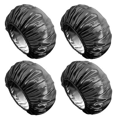 Shower Cap Extra Large Shower Cap For Men Satin EVA Double Layer Waterproof Re • $16.99