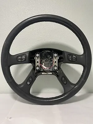 2003 Chevrolet Chevy Trailblazer Leather Steering Wheel W/ Controls Envoy Tahoe • $85