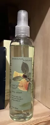 Bath & Body Works COOL CITRUS BASIL Body  Spray 8 Oz Retired Rare NEW • $43