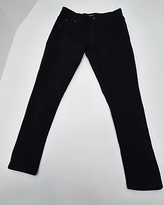 Victorious Men's Super Skinny Jeans Stretch Black Size 30 X 30 • $21.99