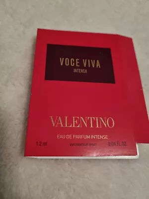 Valentino Voce Viva Intensa Eau De Parfum EDP 1.2ml Sample Travel Sized Spray  • £2.99