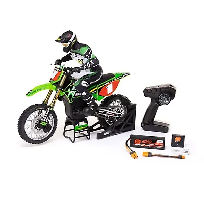 Losi Promoto-MX RTR 1/4 Brushless Dirt Bike Pro-Circuit Battery/Charger Combo • $599.99