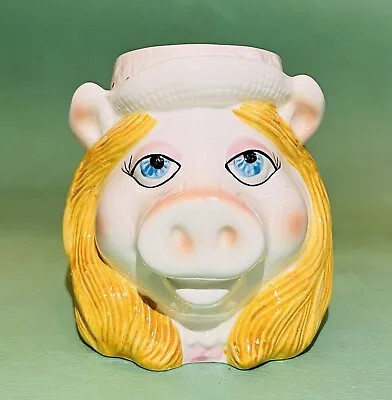 Vtg Ms Piggy Sigma Tastesetter Ceramic Mug Or Cup Character Head From Muppets  • $17.24