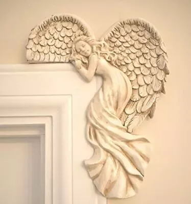 £12.99 • Buy Angel Door Frame Ornament Right Hand Guardian Sculpture Home Decor Wall Art 24cm