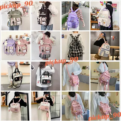 £14.49 • Buy Student School Backpack Kawaii Bear Travel Cute Bag Casual Girls Women Rucksack