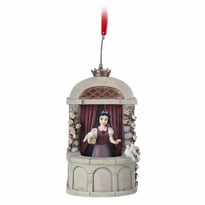 Disney 2021 Snow White Singing Christmas Tree Decoration Hanging Ornament NEW • £19.95