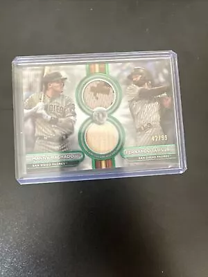 2024 Topps Tribute Manny Machado/Fernando Tatis Jr. Dual Relic Green /99 Padres • $0.99