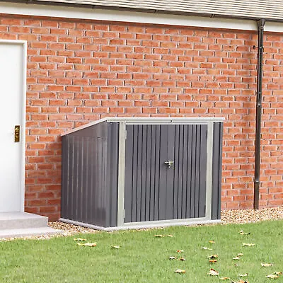 Outdoor Garden Bins Storage Shed Corrugated Steel Rubbish Dustbin Store Cover • £199.95