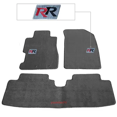 For 01-05 Honda Civic 4Dr 2Dr Gray Nylon Floor Mats Carpets W/ Red Black RR • $57.99
