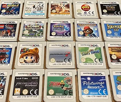 100s Of NINTENDO 3DS Games - Genuine Original Game Cartridges - Select From List • £6.45