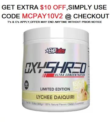 $61.95 • Buy Ehplabs Oxyshred All Flavours Ehp Labs Oxy Shred Burner | Free Shipping 