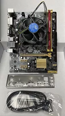 Asus H81M-K Motherboard W/ Core I3-4170 8GB RAM 2x SATA Cables & IO Sheild • $49.99