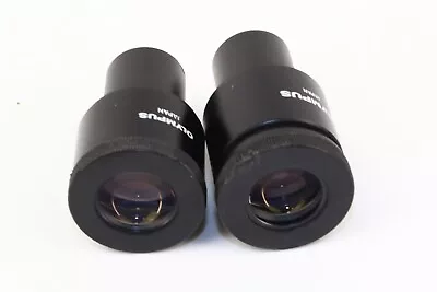 Olympus Microscope Ocular Eyepieces Whk 10x/20l-h (pair Eyepiece)  (atrm-2) • $45