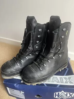 Haix Tibet Forest Gore-Tex Climber Chainsaw Boots Waterproof UK 9.5 - Worn Once • £150