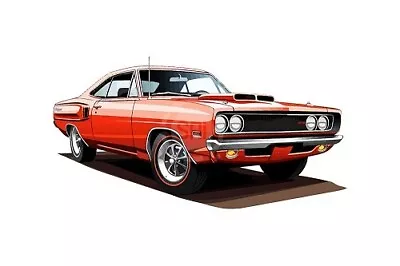 Muscle Car Retro Decals Stickers Mural Home Decor Bedroom Garage Kids Man Cave • $49.95