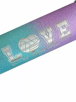 Onebttl Love At First Spike Volleyball Ombré Glitter Stainless Steel Tumbler • $20