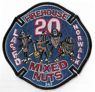 LA County Station 20 Mixed Nuts Norwalk  343 NEW  Fire Patch . • $6.95