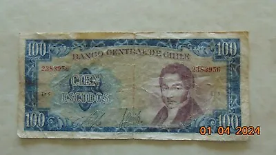 24.01 #51: CHILE 100 Escudos ND Serie: D5 P-141 Circulated • $5.50