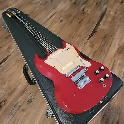 Gibson Melody Maker D Electric Guitar Vintage 1968 Cardinal Red 2 Pickup Model • $2299.95