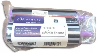 RIMAGE EVEREST Black Ribbon (2003655) For Rimage Everest ENCORE • $69.99