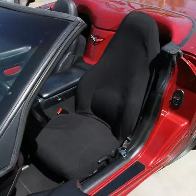 New C5 Corvette Seat Covers Set Of 2 - Stretch Satin Material For 1997-2004 C5 & • $99.99