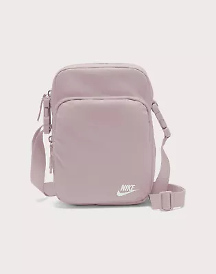 Nike Heritage Crossbody Bag (4L) Light Mauve White Festival DB0456 019 New • $26.09