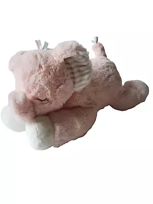 Douglas Baby Pink Musical Elephant Plush Wind-up Stuffed Animal Velour 14 In Toy • $15.95