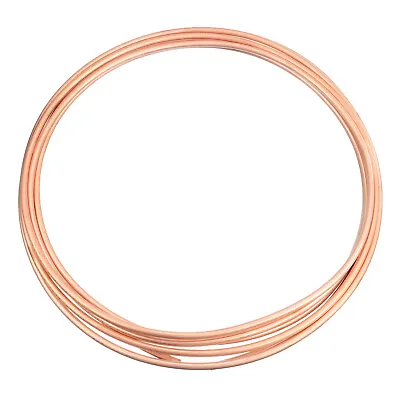 Copper Tube Refrigeration Tubing 3/8  OD X 5/16  ID X 19.7Ft Seamless Round Pipe • $41.70