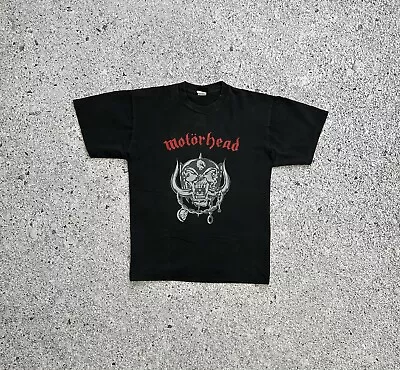 Vintage 90’s Motorhead England Rock Band Men’s Black T-Shirt Size L • $84.99